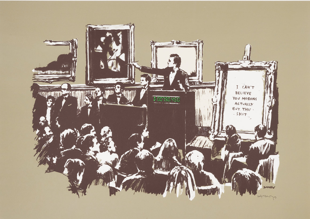 Morons (Sepia) — Signed