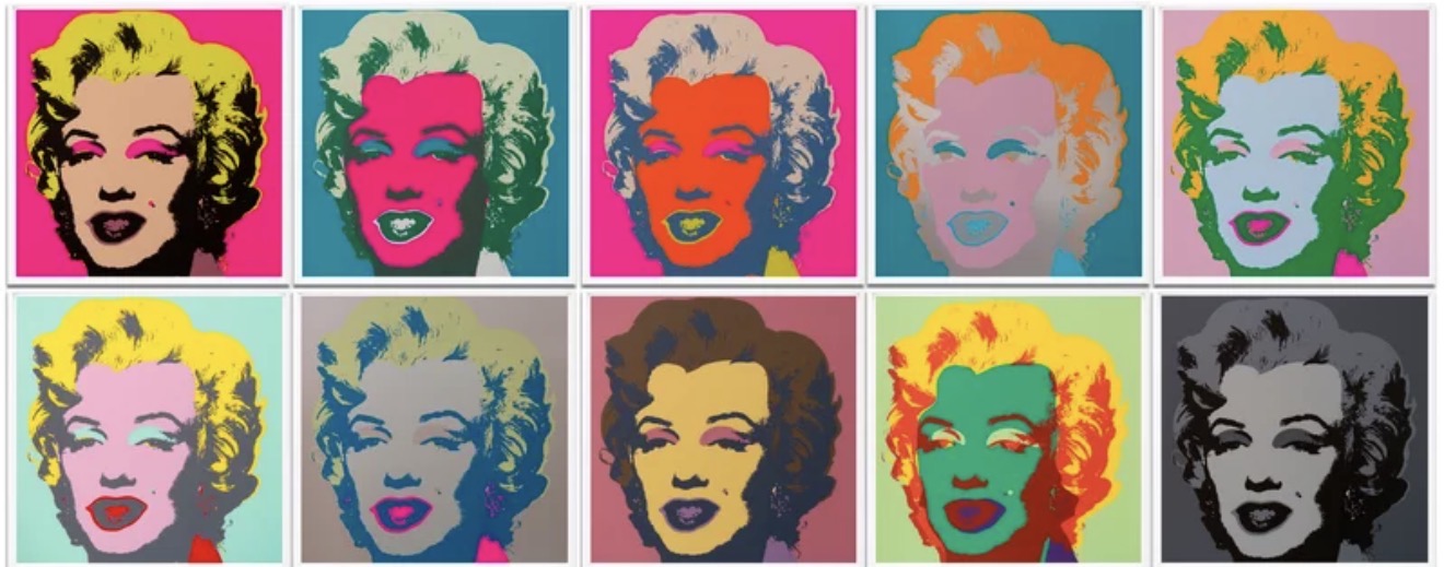 Classic Marilyn — Complete 10-Print Portfolio (after Andy Warhol)
