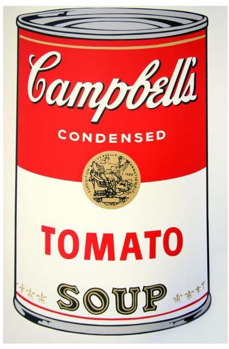 Soup Can I — Tomato (11.44) (after Andy Warhol)