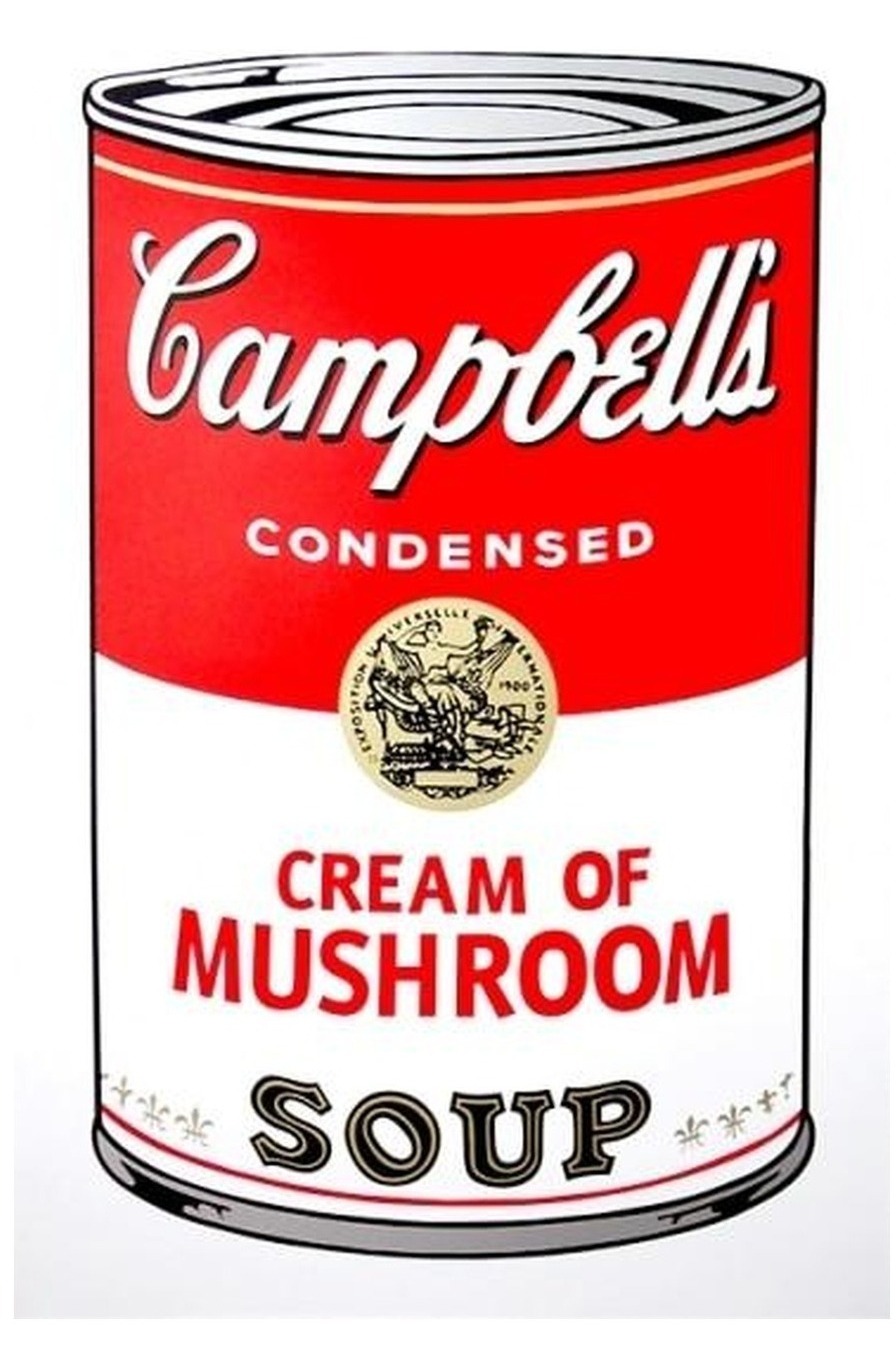 Soup Can I — Cream of Mushroom (11.46) (after Andy Warhol)