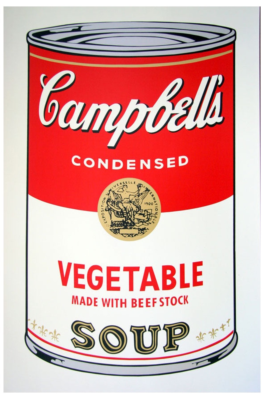Soup Can I — Vegetable (11.48) (after Andy Warhol)