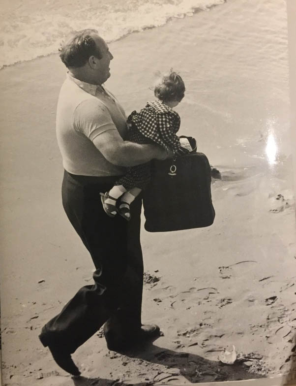 Man Carrying Toddler, Blackpool