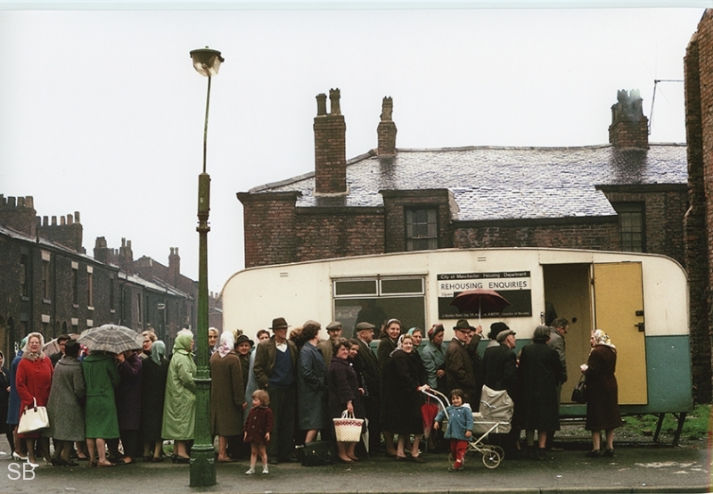 Hulme, Manchester (early colour)