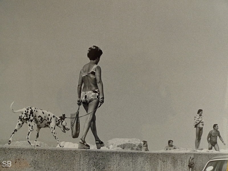 South of France Beach Scene