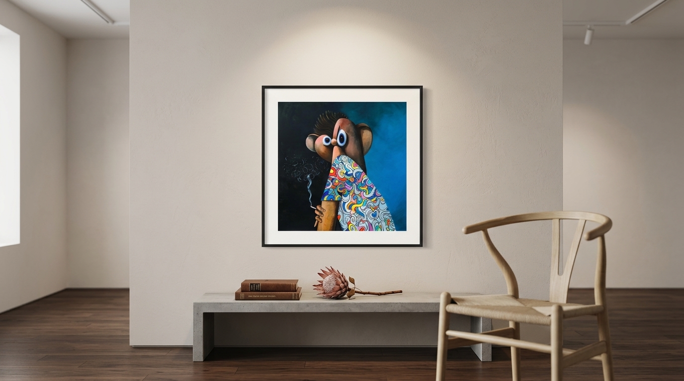 George Condo hero scene 1