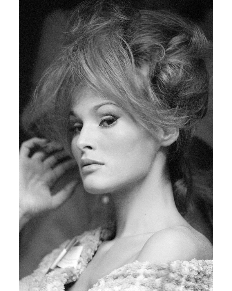 Ursula Andress filming She, 1965