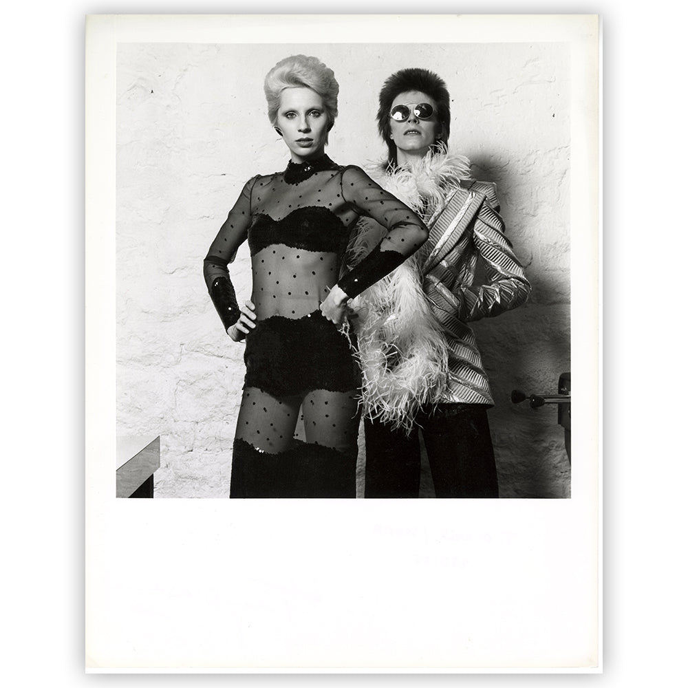 David and Angie Bowie portrait, 1974