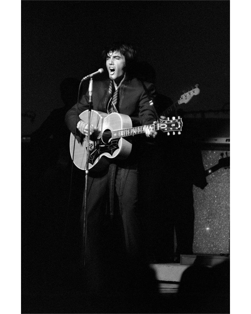 Elvis Presley during his Las Vegas residency, 1969