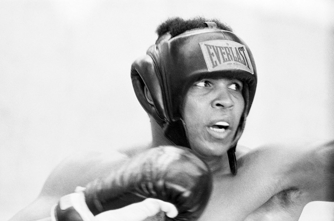 Muhammad Ali training in Dublin, 1972