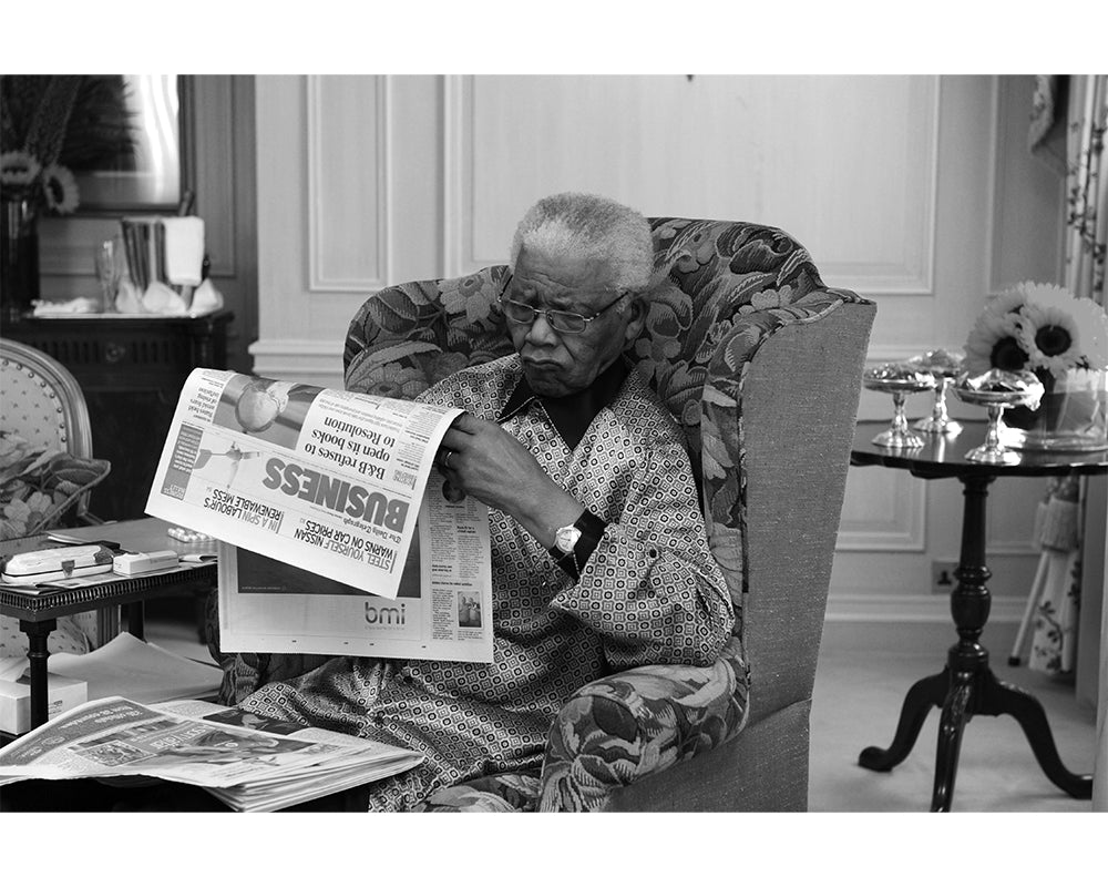 Nelson Mandela before his 90th birthday tribute, 2008