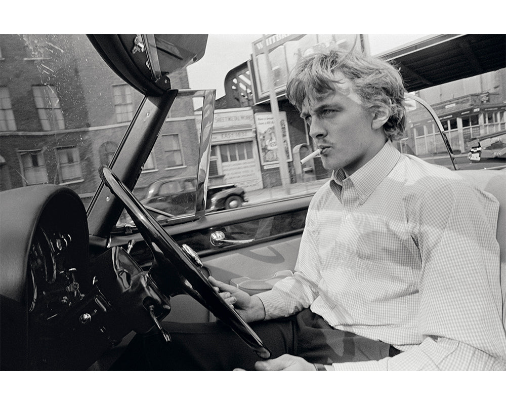 David Hemmings filming Blow Up, 1966