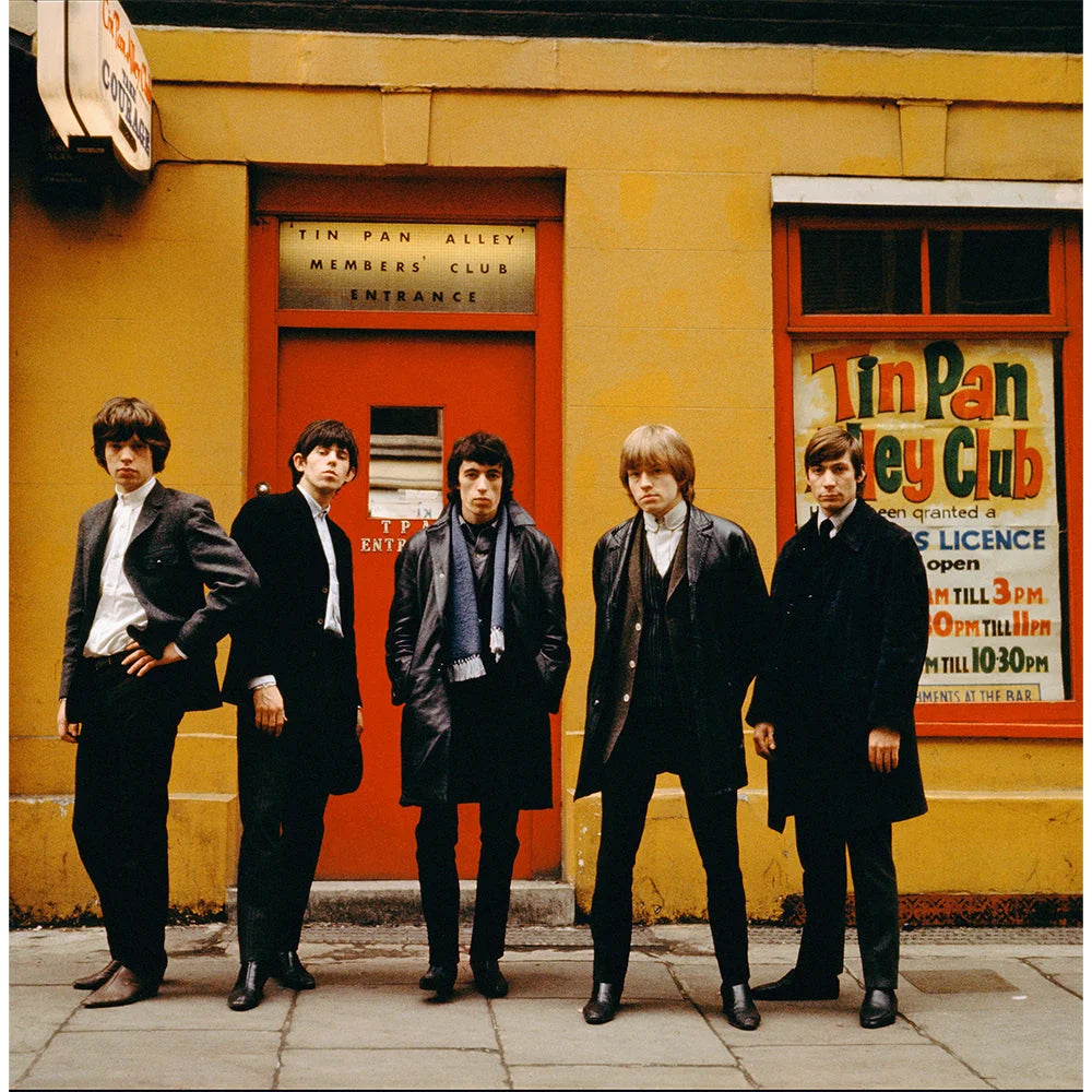 The Rolling Stones outside Tin Pan Alley Club, 1963