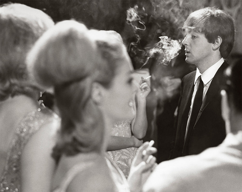 Paul McCartney at a London party, 1964