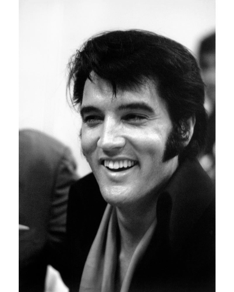 Elvis Presley after opening night, 1969