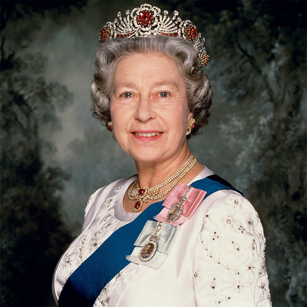 Official portrait of HRH Queen Elizabeth II, 1992
