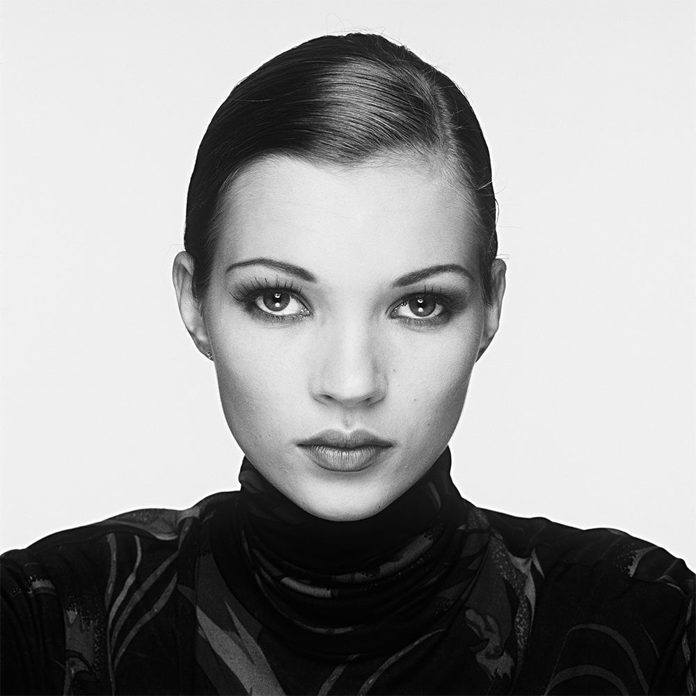 Kate Moss close up portrait, 1992
