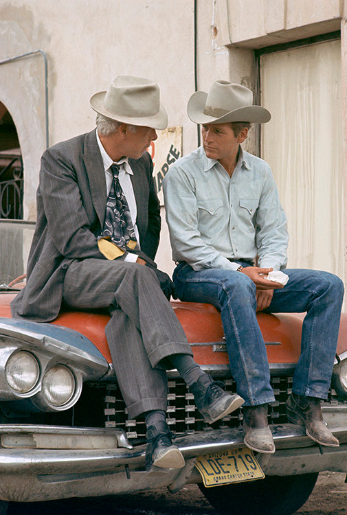 Paul Newman & Lee Marvin in Tucson, 1972