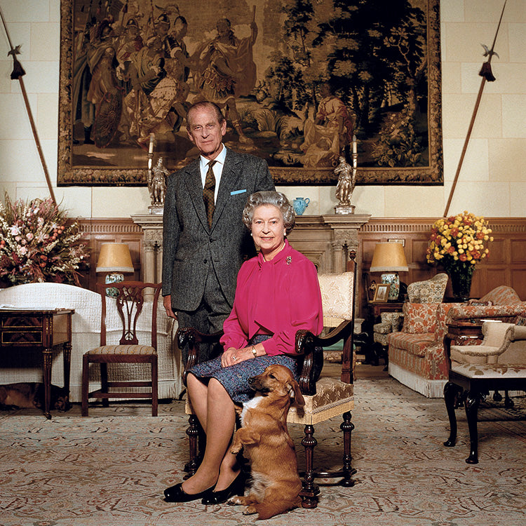 Queen Elizabeth & Prince Philip official portrait, 1992