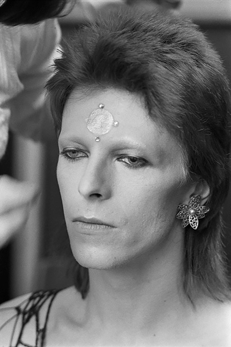 David Bowie performing as Ziggy Stardust at the Marquee Club in London, 19 October 1973