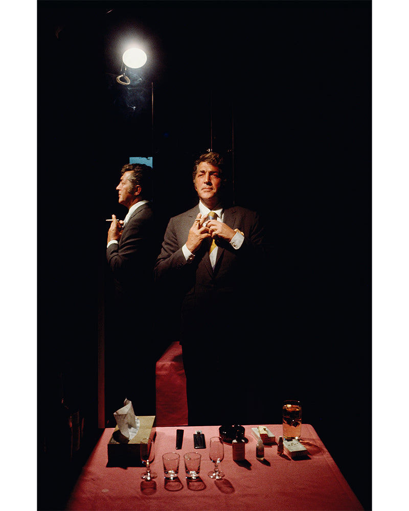 Dean Martin backstage in Las Vegas, 1971