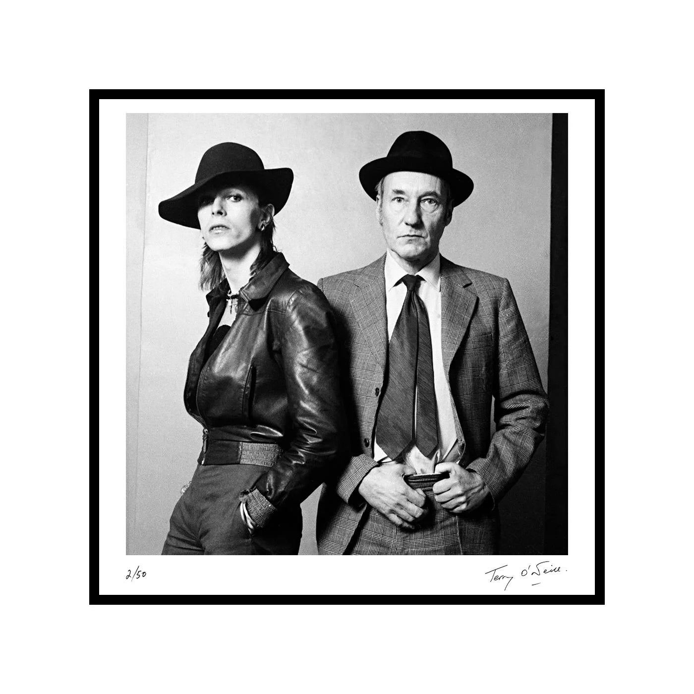 David Bowie & William Burroughs for Rolling Stone, 1973