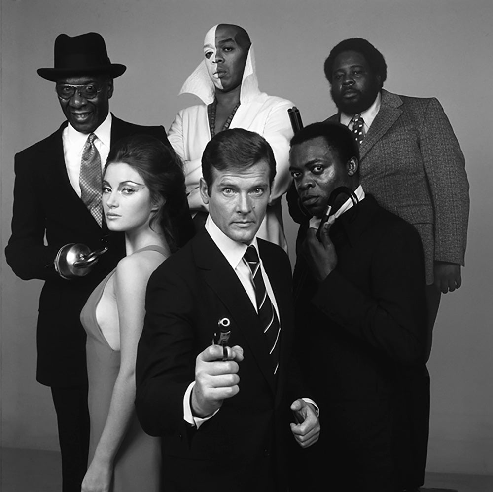 James Bond film 'Live and Let Die' cast directed by Guy Hamilton, 1973