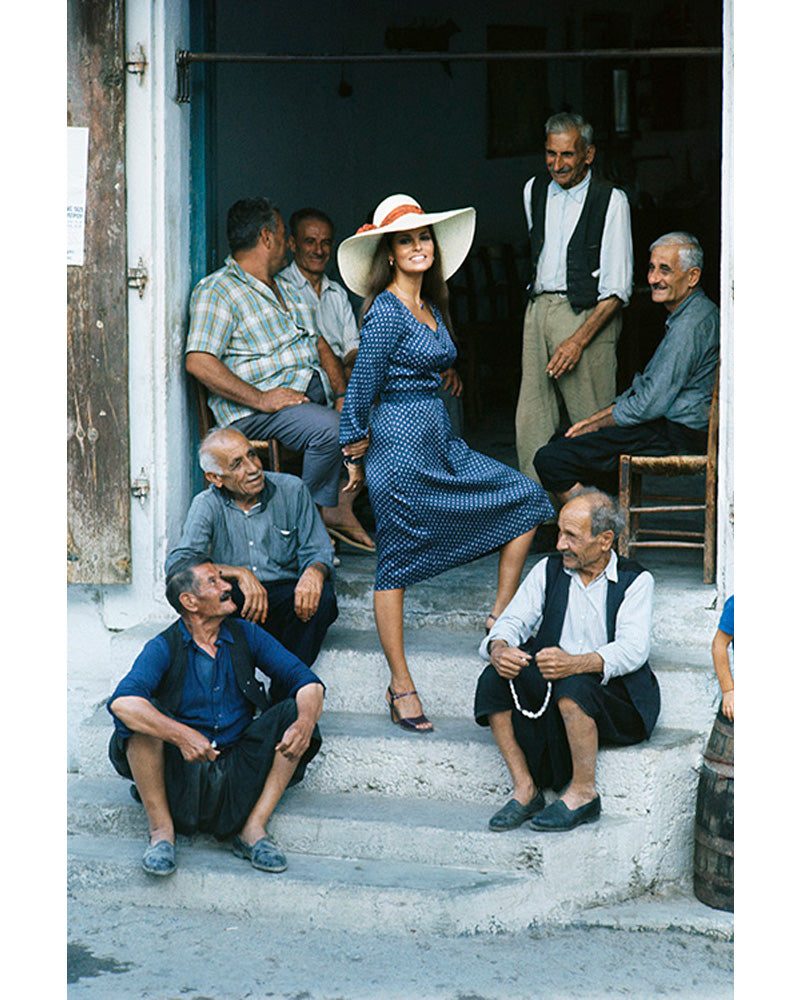 Raquel Welch filming The Beloved, 1970