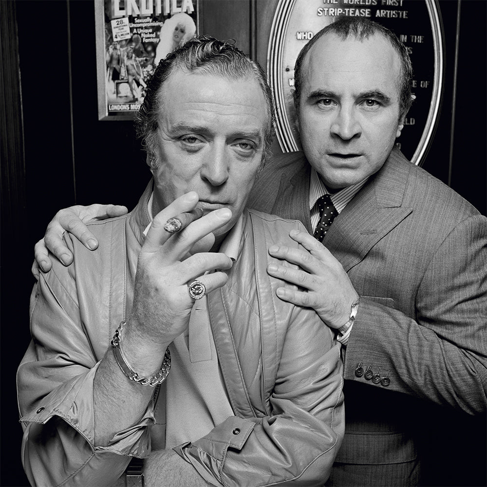 Michael Caine & Bob Hoskins for Mona Lisa, 1985