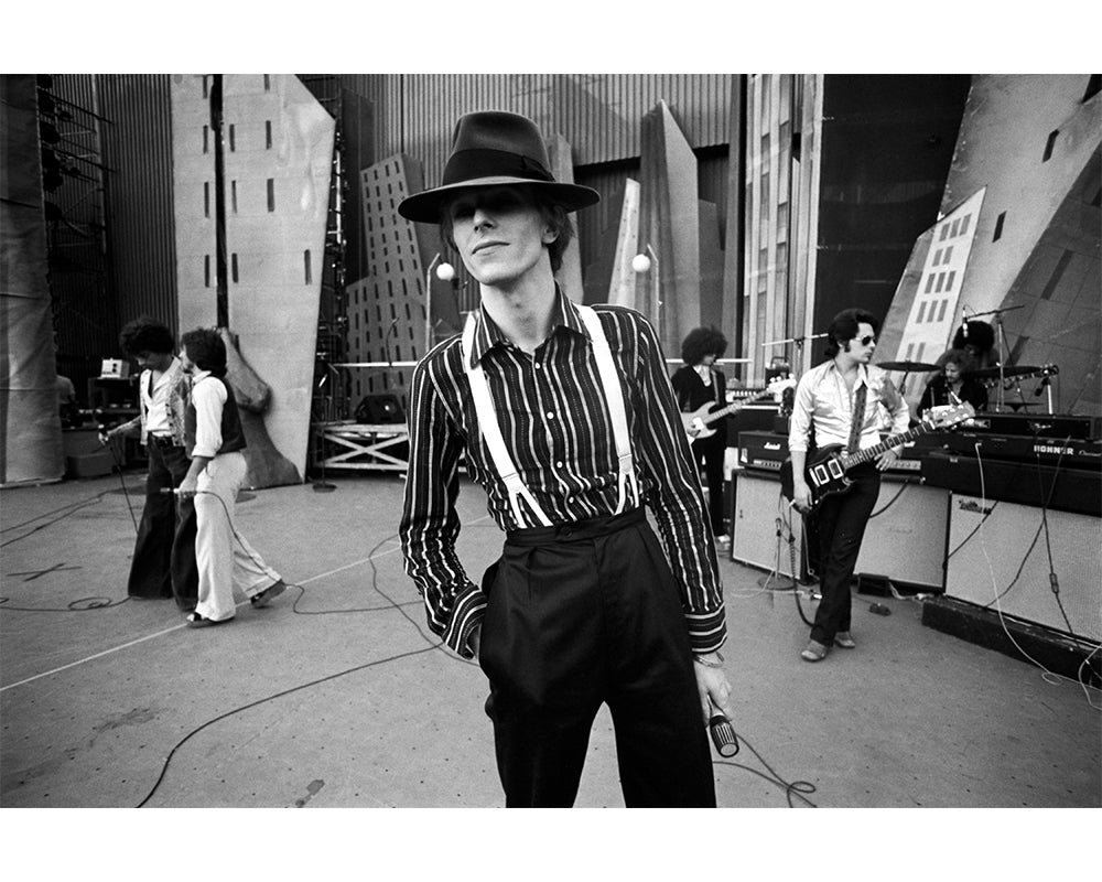 David Bowie during the Diamond Dogs tour, 1970s
