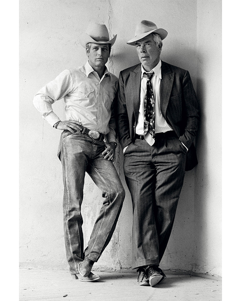 Paul Newman & Lee Marvin filming Pocket Money, 1972