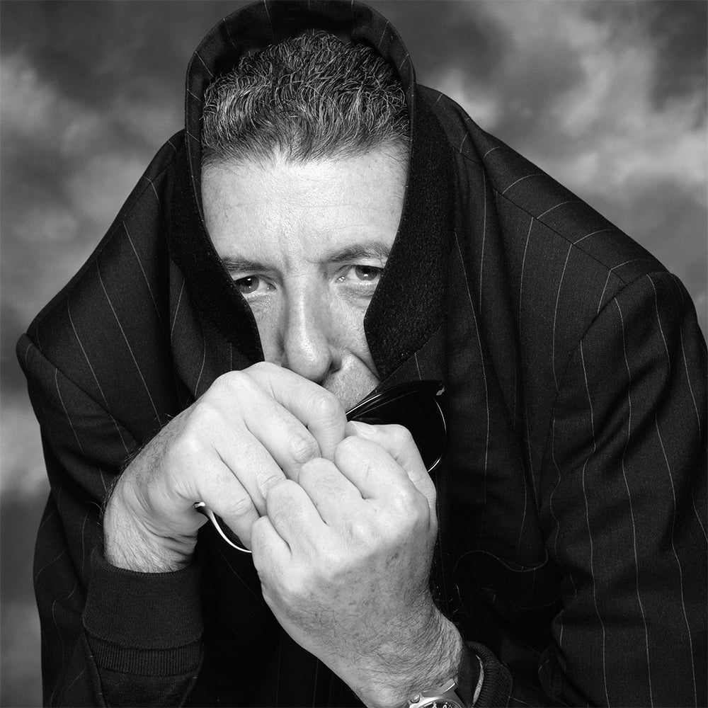 Leonard Cohen portrait, 1990
