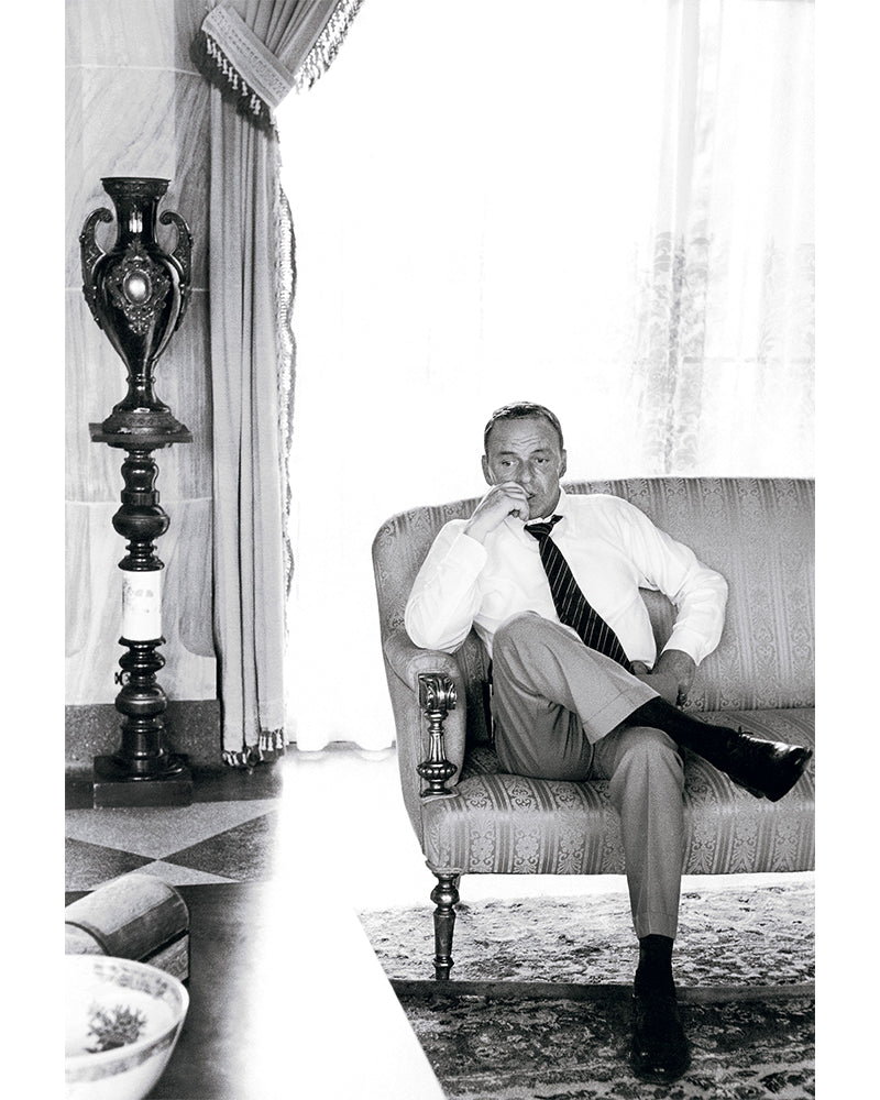 Frank Sinatra on set in Miami, 1968