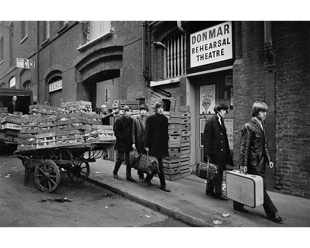 The Rolling Stones outside Donmar Theatre, 1964